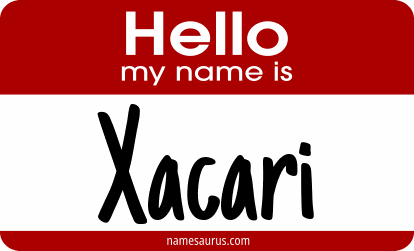 Hello my name is Xacari png download