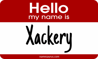 Hello my name is Xackery png download