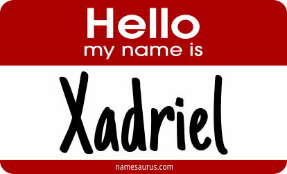 Hello my name is Xadriel png download