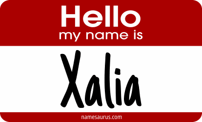 Hello my name is Xalia png download