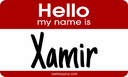 Hello my name is Xamir png download