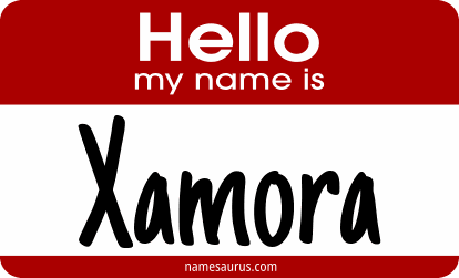 Hello my name is Xamora png download