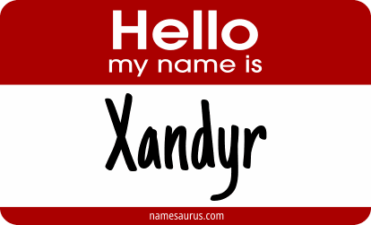 Hello my name is Xandyr png download