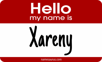 Hello my name is Xareny png download