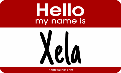Hello my name is Xela png download
