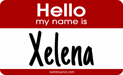 Hello my name is Xelena png download
