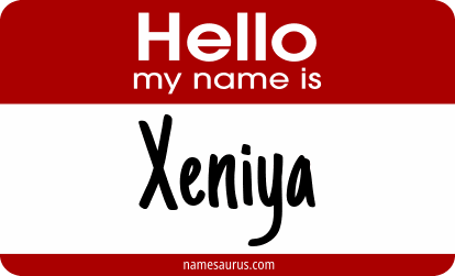 Hello my name is Xeniya png download
