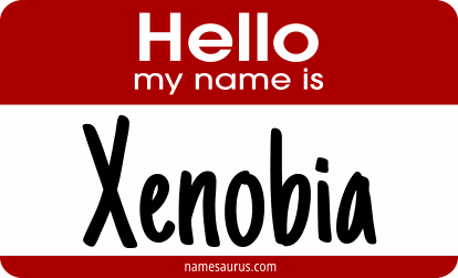 Hello my name is Xenobia png download