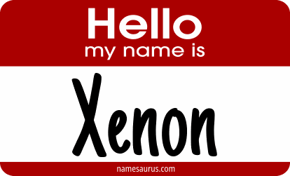 Hello my name is Xenon png download