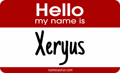 Hello my name is Xeryus png download