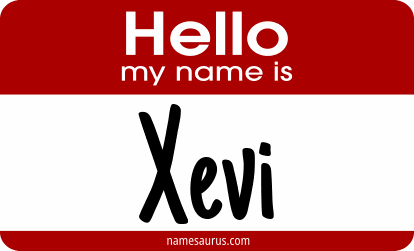 Hello my name is Xevi png download