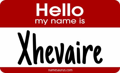 Hello my name is Xhevaire png download