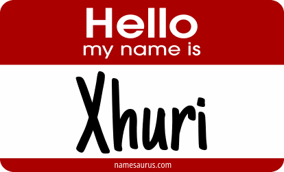 Hello my name is Xhuri png download