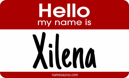 Hello my name is Xilena png download