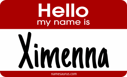 Hello my name is Ximenna png download
