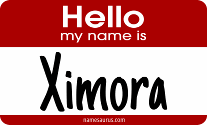 Hello my name is Ximora png download