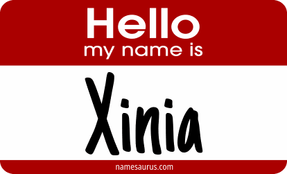 Hello my name is Xinia png download