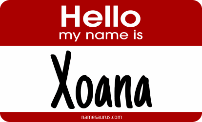 Hello my name is Xoana png download