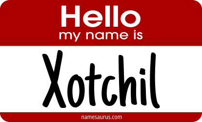 Hello my name is Xotchil png download