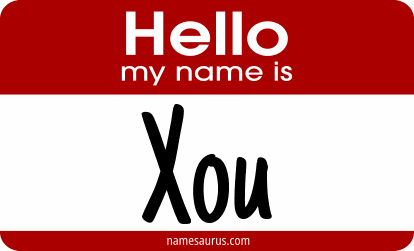 Hello my name is Xou png download
