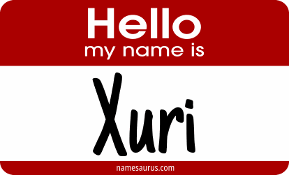 Hello my name is Xuri png download