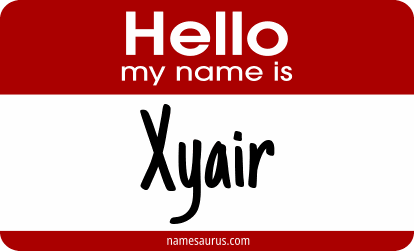Hello my name is Xyair png download