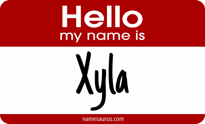 Hello my name is Xyla png download