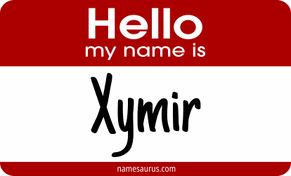 Hello my name is Xymir png download