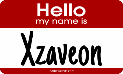 Hello my name is Xzaveon png download