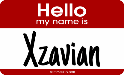 Hello my name is Xzavian png download