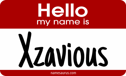 Hello my name is Xzavious png download