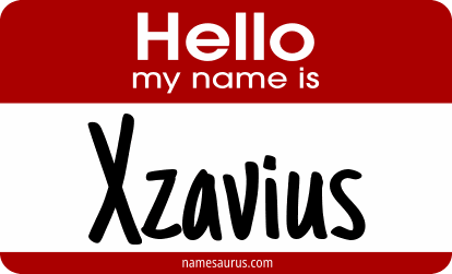 Hello my name is Xzavius png download