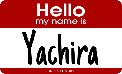 Hello my name is Yachira png download