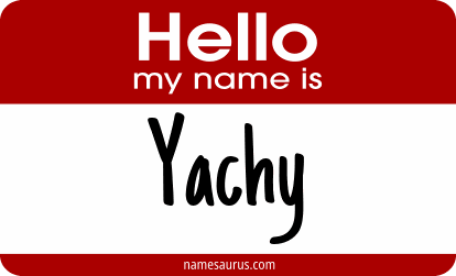 Hello my name is Yachy png download