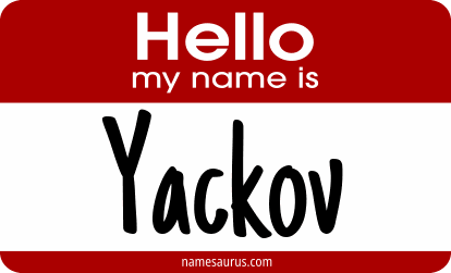 Hello my name is Yackov png download
