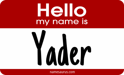Hello my name is Yader png download