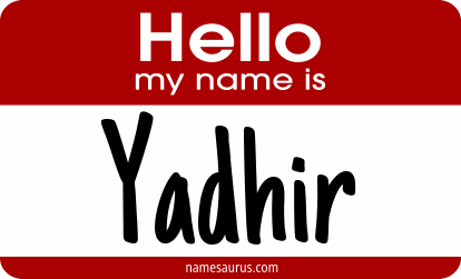 Hello my name is Yadhir png download