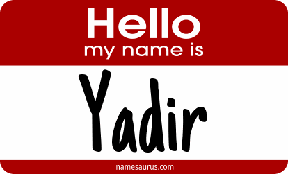 Hello my name is Yadir png download
