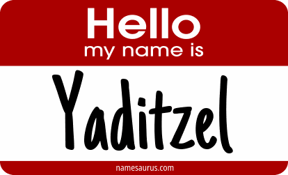 Hello my name is Yaditzel png download