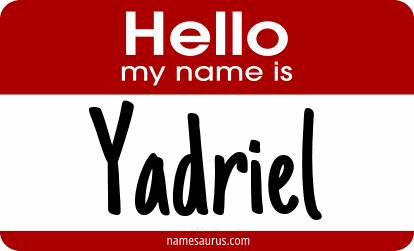 Hello my name is Yadriel png download