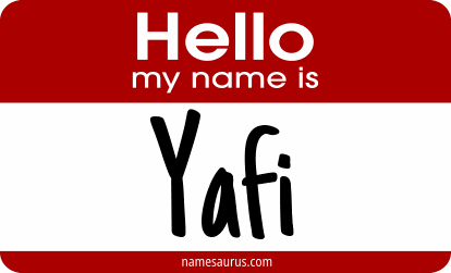 Hello my name is Yafi png download