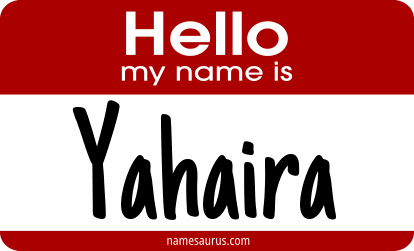 Hello my name is Yahaira png download