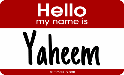Hello my name is Yaheem png download
