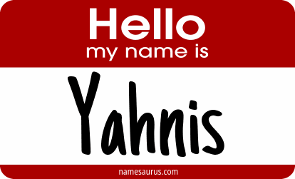 Hello my name is Yahnis png download