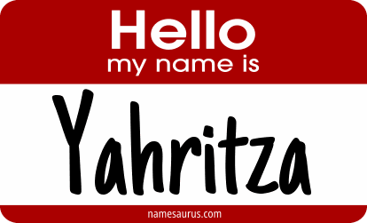 Hello my name is Yahritza png download