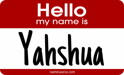 Hello my name is Yahshua png download