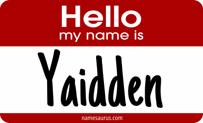 Hello my name is Yaidden png download