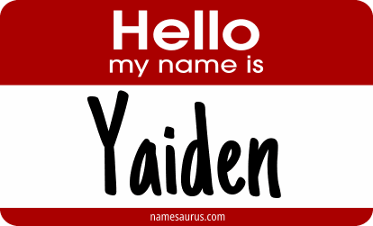 Hello my name is Yaiden png download