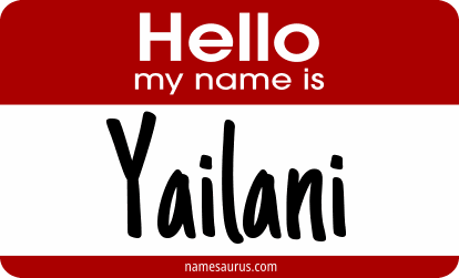 Hello my name is Yailani png download