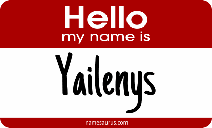 Hello my name is Yailenys png download
